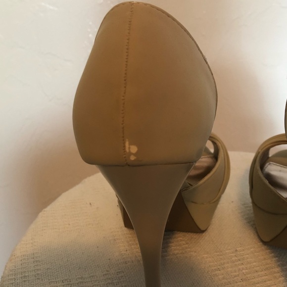 Platform Peep Toe Heels - Picture 8 of 9